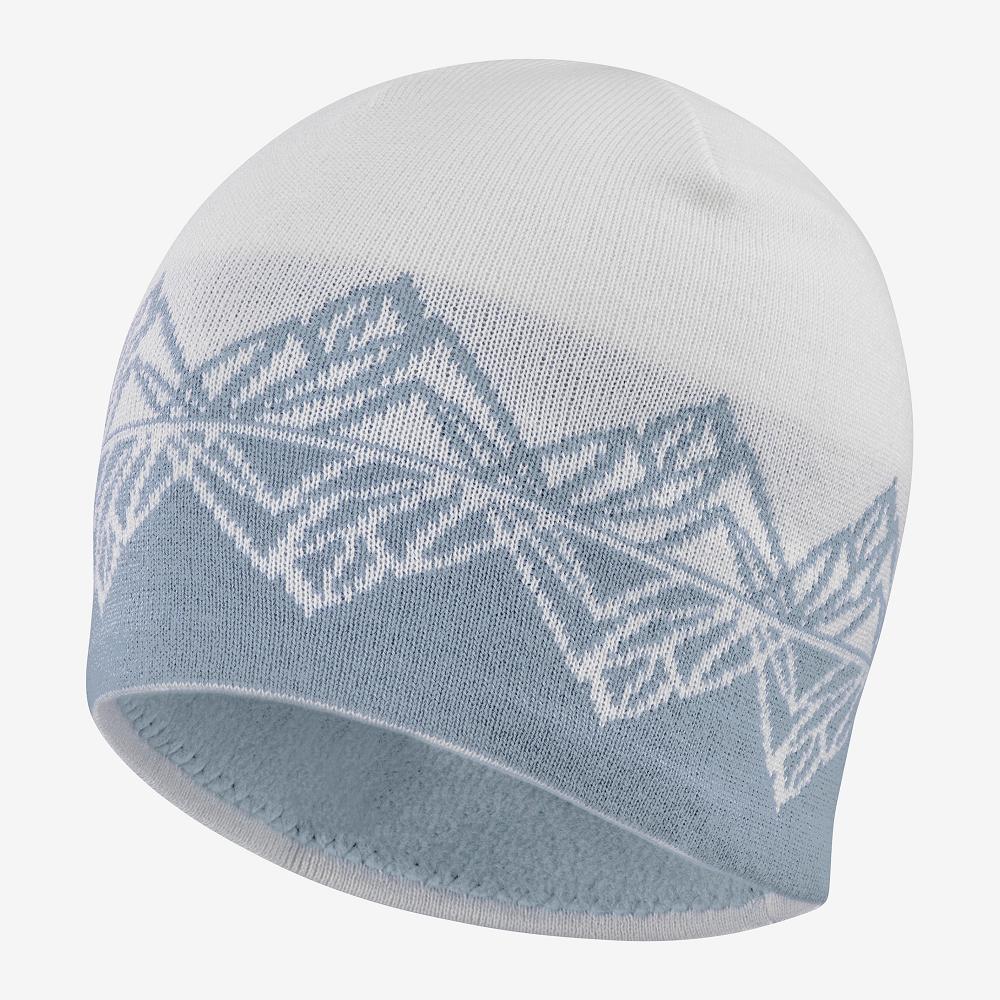 Bonnets Salomon Homme Blanche - Salomon GRAPHIC - France (2076-VKYWU)